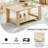 Modern minimalist wood grain double layered rectangular coffee table-1052457687-1052457690