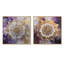 Mandala mauve et doré - ensemble de 2 collages carrés bohème-1685845641-1685845655