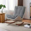 Chaise berçante moderne rembourrée