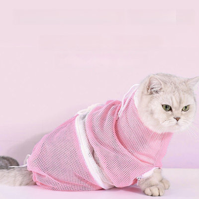 Cat Grooming Bag Is Adjustable For Nail Trimming And Bathing