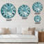 Horloge murale Swigart Blue Cherry Blossoms I - Cabin-73174109