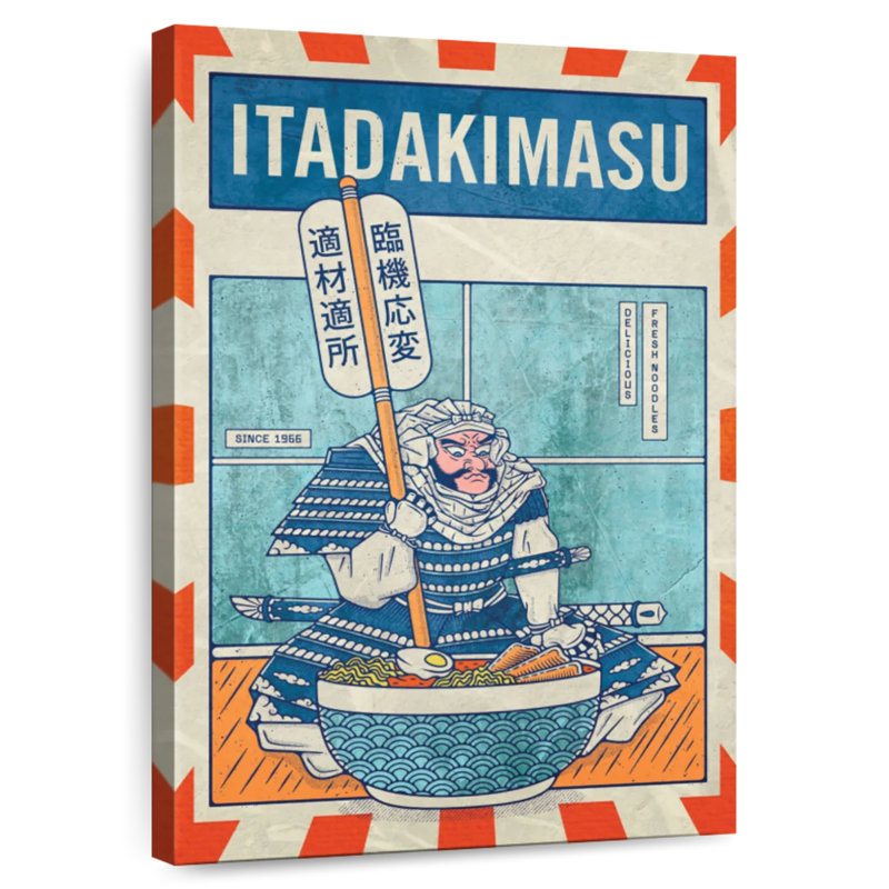 Yarlin Itadakimasu Ramen, 30" H x 20" W