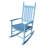 Wooden Porch Rocker Chair  Blue-593887372