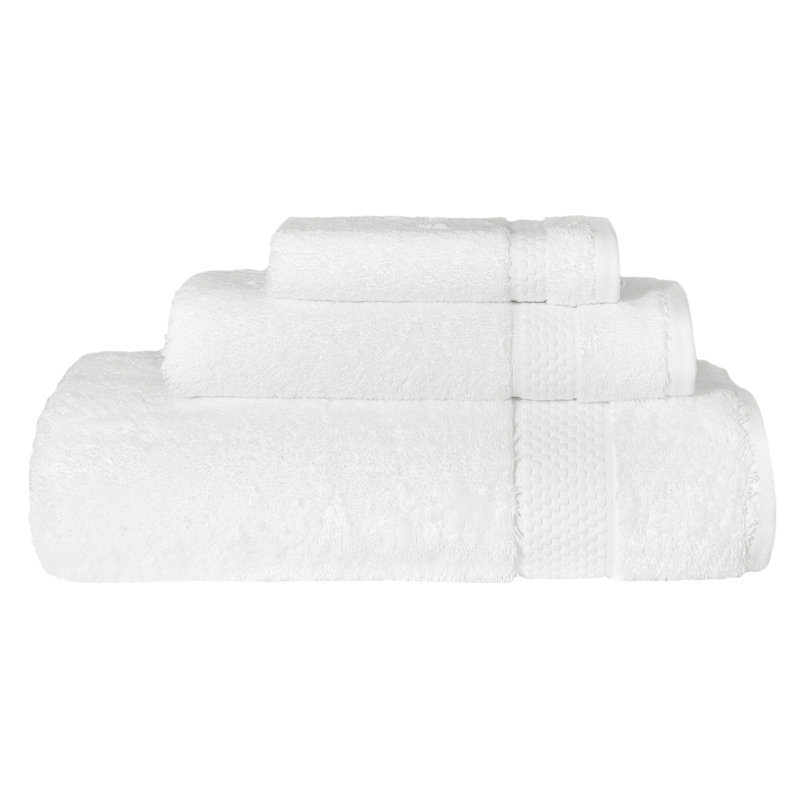 STARLIGHT Turkish Cotton Terrycloth Towel Set, White