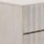Silvia 2-Drawer Rubberwood Nightstand, Light Gray