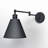 Cidni Steel Swing Arm Sconce-748789029