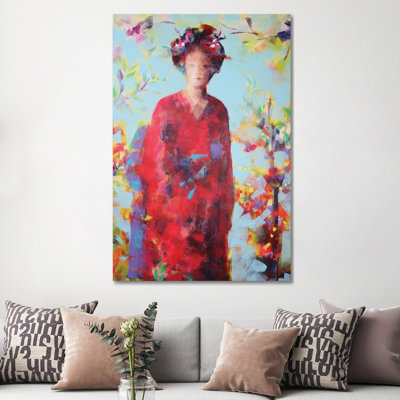 In The Garden by Marina Del Pozo - Wrapped Canvas Painting