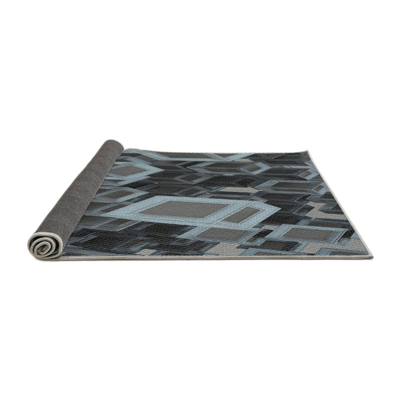 Tapis géométrique gris, Rectangle 5 pi x 7 pi