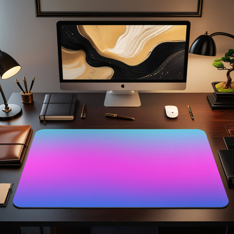 Polyester Desk Pad, 14.4x12.1