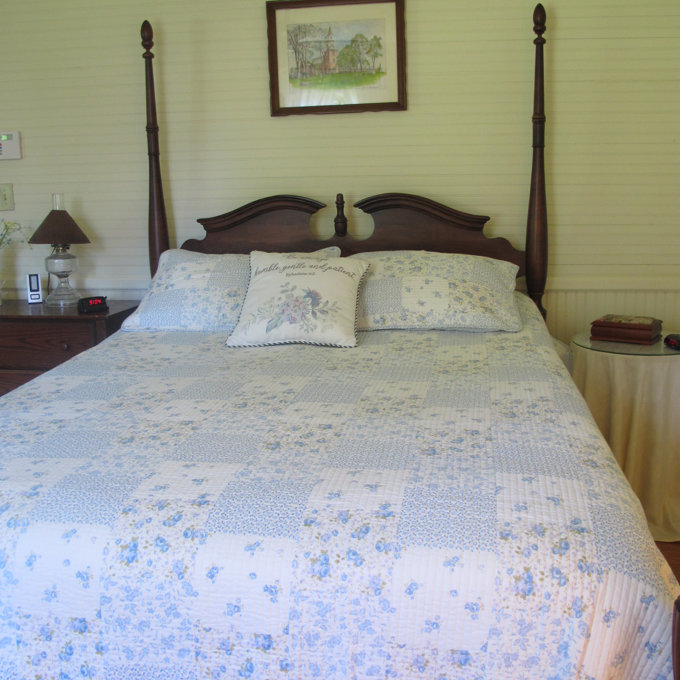Laura Ashley Home- King Quilt Set, Cotton Reversible Bedding Set, All