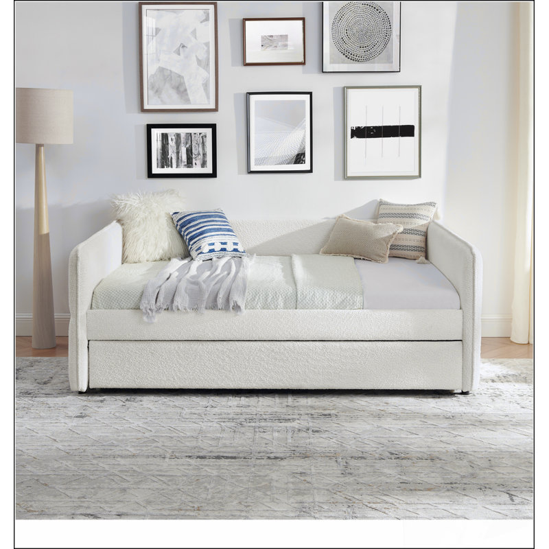 Bed With Integrated Storage And Ergonomic Support, Perfect For Modern Comfort And Organization, Beige, Full