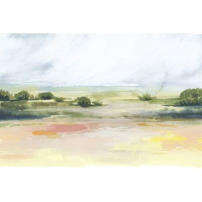 Sunlit Marsh I by Grace Popp - Painting Print