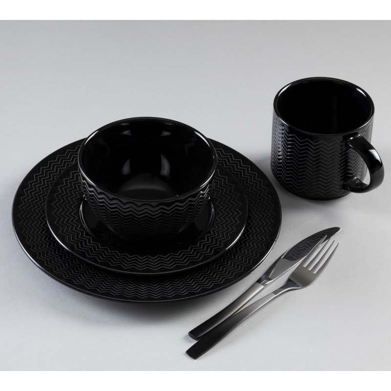 Piece Porcelain China Dinnerware Set - Service for 4