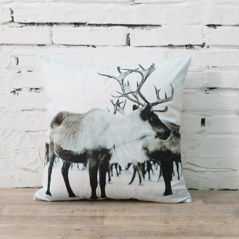 Housse de coussin Reindeer, Polyester/ Bourre en polyester