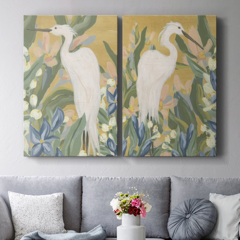Toile tendue avec motif floral I-Premium Gallery - prêt à être accroché, H 12 po x l 16 po