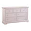 Commode double 7 tiroirs avec miroir Susana