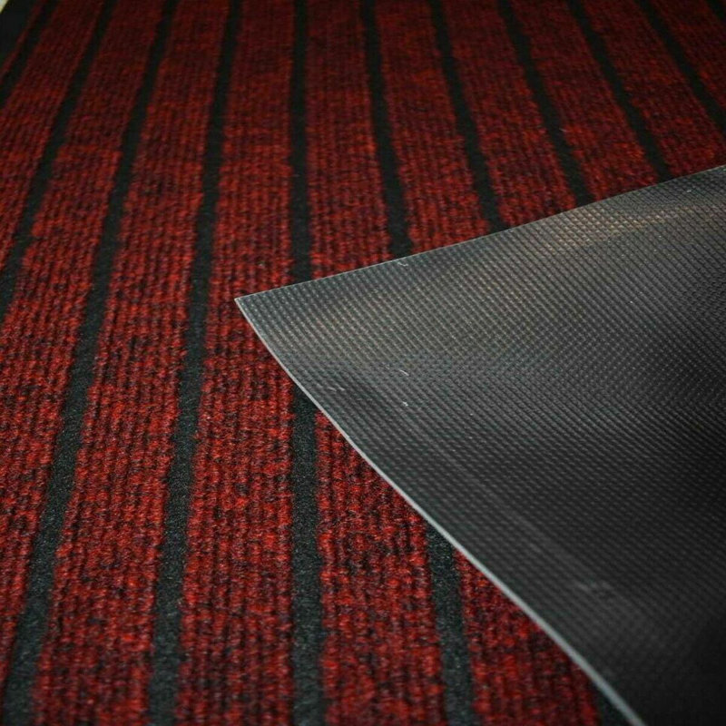 Nakale Striped Doormat, Green, Rectangle W120 x L150 cm