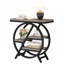 Table de bout avec tablettes de rangement à 3 niveaux
