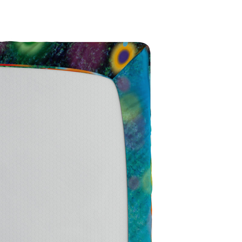 Microfiber Floral Fitted Sheet, Full Fitted Sheet
