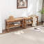 Banc de rangement en bois massif Charla-2068379919