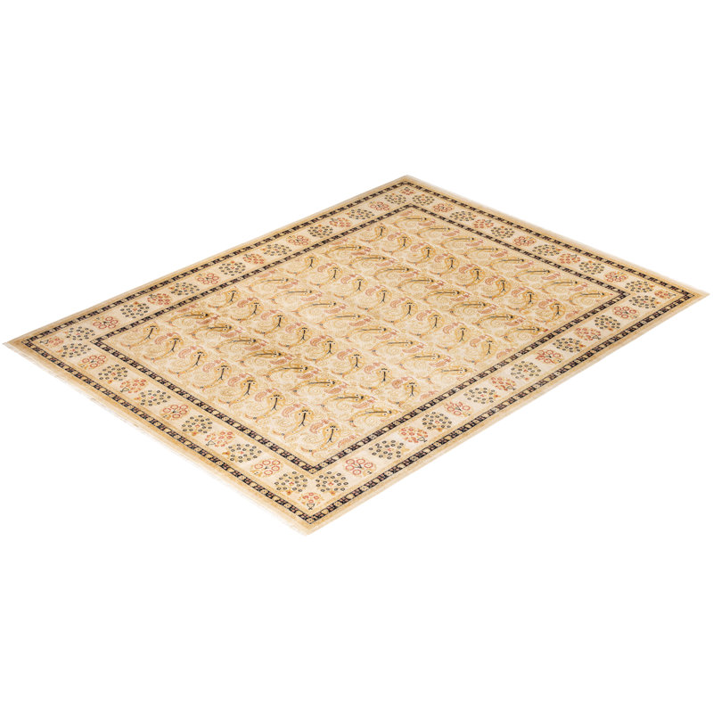 Saimah One-of-a-Kind 9' 2" X 12' 1" Hand Knotted Area Rug