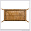 Table de salle à manger d'extérieur en bois d'acacia durable Visola