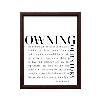 Owning Our Story