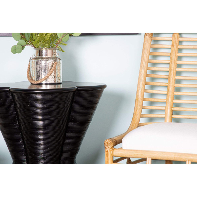 Block End Table, Navy Blue