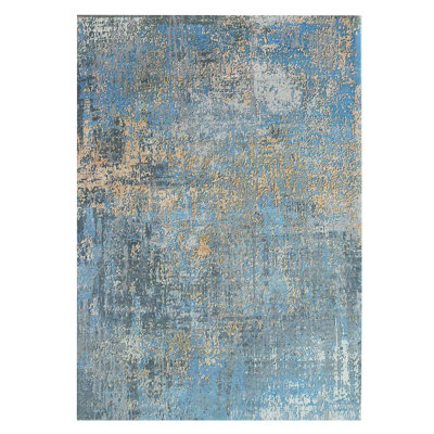Wool Abstract Area Rug
