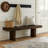 Solid Mango Wood Bench-2123170792