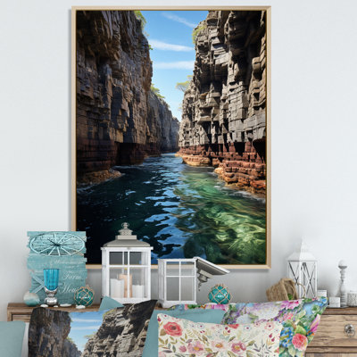 «River In USA Acadia National Park», reproduction sur toile