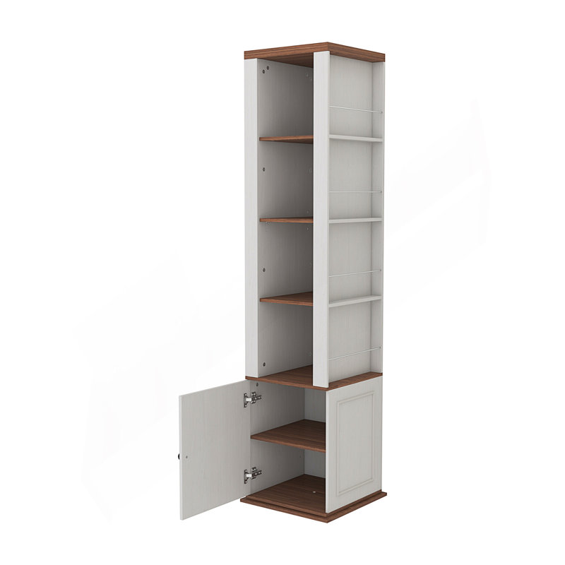 Armoire de rangement rotative à 360 ° avec miroir pleine longueur