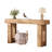 63 Inch Long Console Table, Wooden Rectangular Sofa Table Behind The Couch, Farmhouse Entryway Table for Entrance, Living Room, Hallway