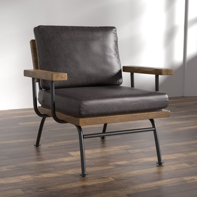 Avtandil Faux Leather Armchair