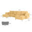 Aydrie 5 Seater Corner Sofa -1842483744