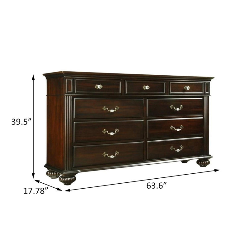 Commode, noyer foncé, Noyer foncé