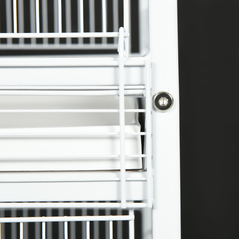 168cm Pointed Top Floor Bird Cage with Wheels