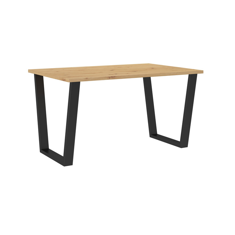 Laurelynn Rectangular Dining Table, Beige, H 75 x L 138 x W 90cm