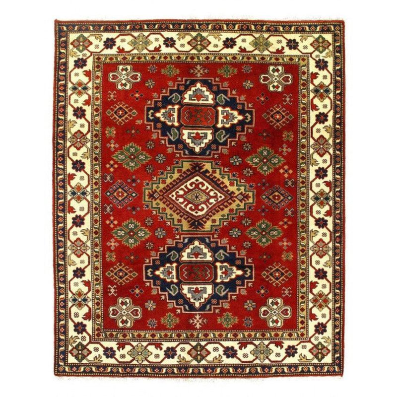 Tapis rouge / noir / beige en laine et coton 8 pi 1 po x 9 pi 11 po Moroccan