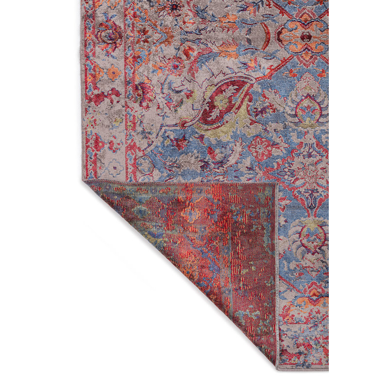 Tanna Vintage Look Hand Loom Indoor / Outdoor Area Rug, Rectangle 5'3" x 7'6"