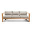 Ando 4 Piece Teak Sofa Seating Group with Sunbrella Cushions-533780455