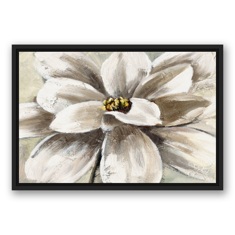 Magnolia blanc, H 17,75 po x l 25,75 po x P 1,75 po