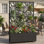 Metal Planter Box with Trellis 
