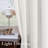Linen Blended Textured Semi-Sheer Grommet Curtains - 37"/52" Widths Semi-Private & Light-Filtering Linen-Style Panels for Bedroom -299404339-299404358
