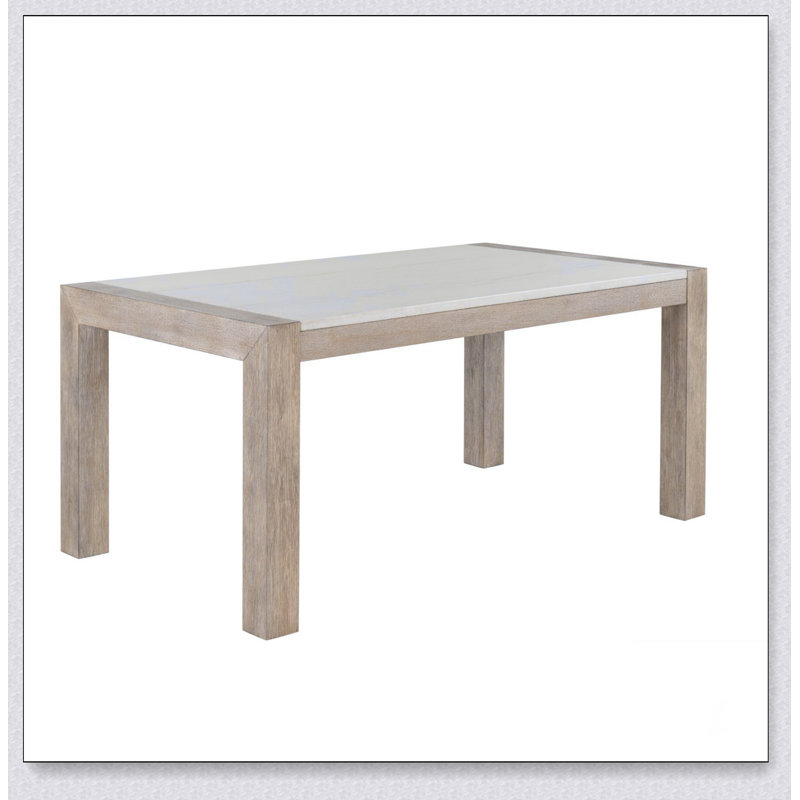 VANILLA REAL MARBLE DINNG TABLE