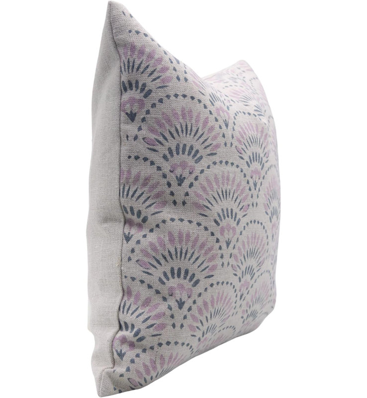 Housse de coussin Fab divine - Taie d'oreiller à imprimé traditionnel, Shubharambh, H 20 po x l 12 po