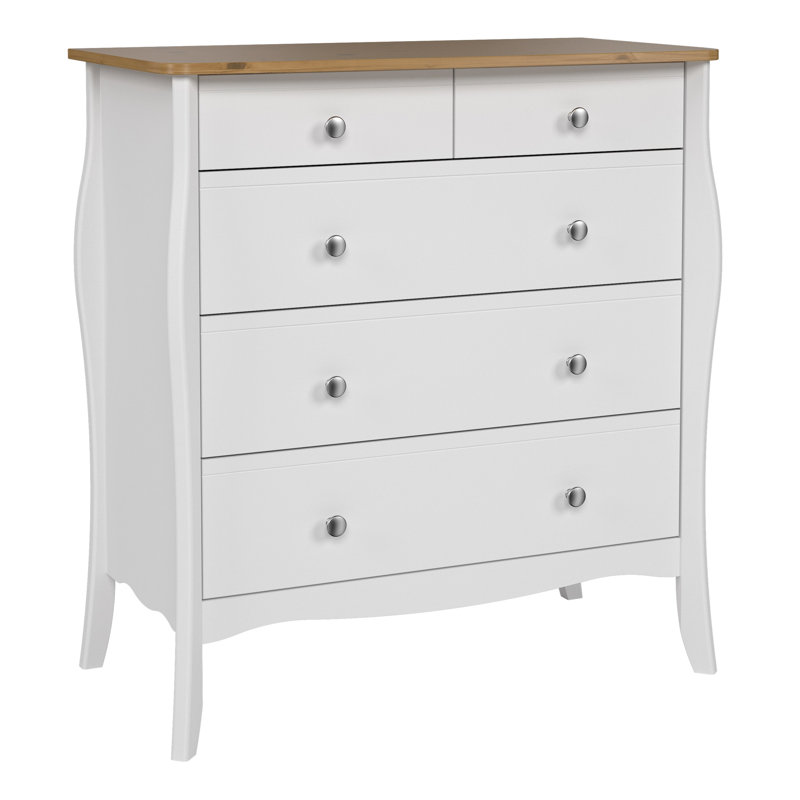 Alvinia 92.3cm W 3 - Drawer Chest of Drawers, Coffee
