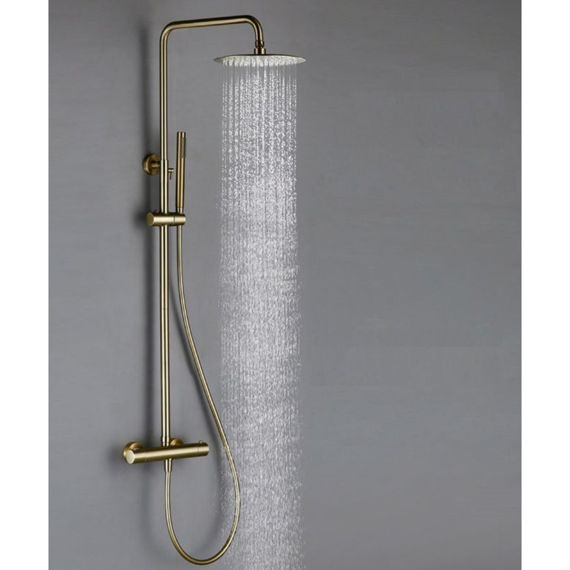 Robinet de salle de bain mural avec commande à levier lisse et finition polie