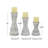 11.85'' H Wood Tabletop Candlestick-1749931947