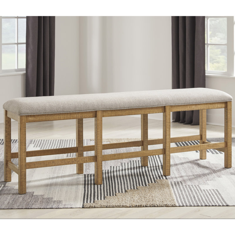 Leannah Polyester Upholstered Bench
